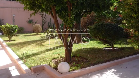 Casa en el centro de alquiler elegante ciudad marroquí de Marrakech Semlalia