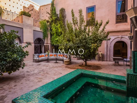 Venta de Marruecos Riad Garaje elegante de lujo Marrakech menos de 10 minutos de la plaza Kasbah