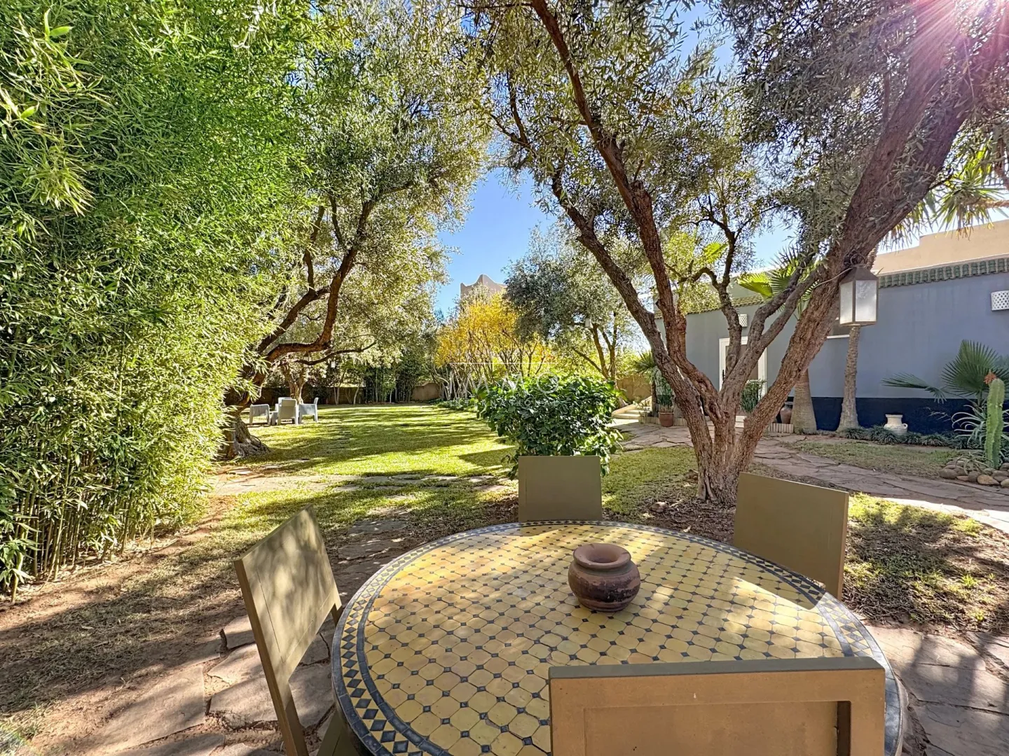 Magnífica propiedad de una sola planta con impresionantes vistas del atlas