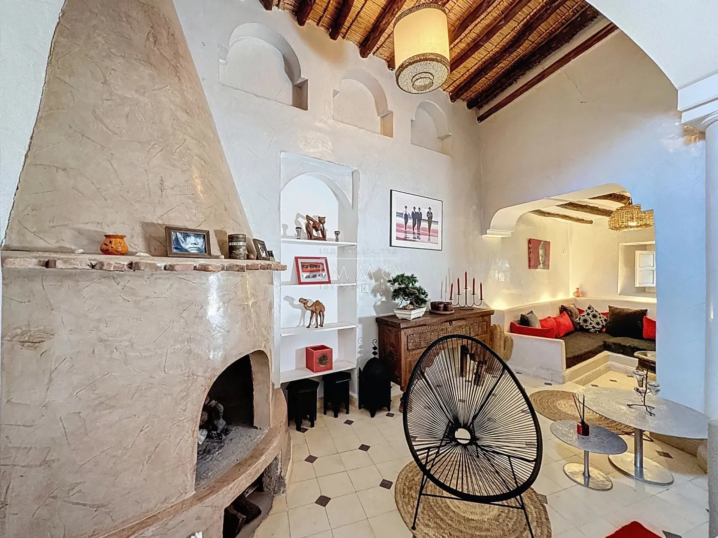 Magnífica propiedad de una sola planta con impresionantes vistas del atlas