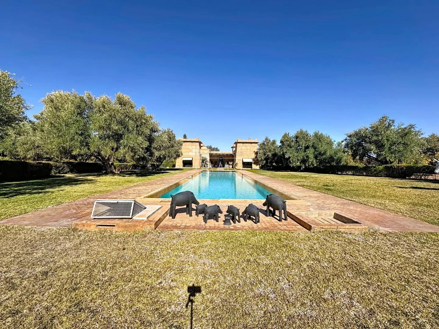 Magnífica propiedad de una sola planta con impresionantes vistas del atlas