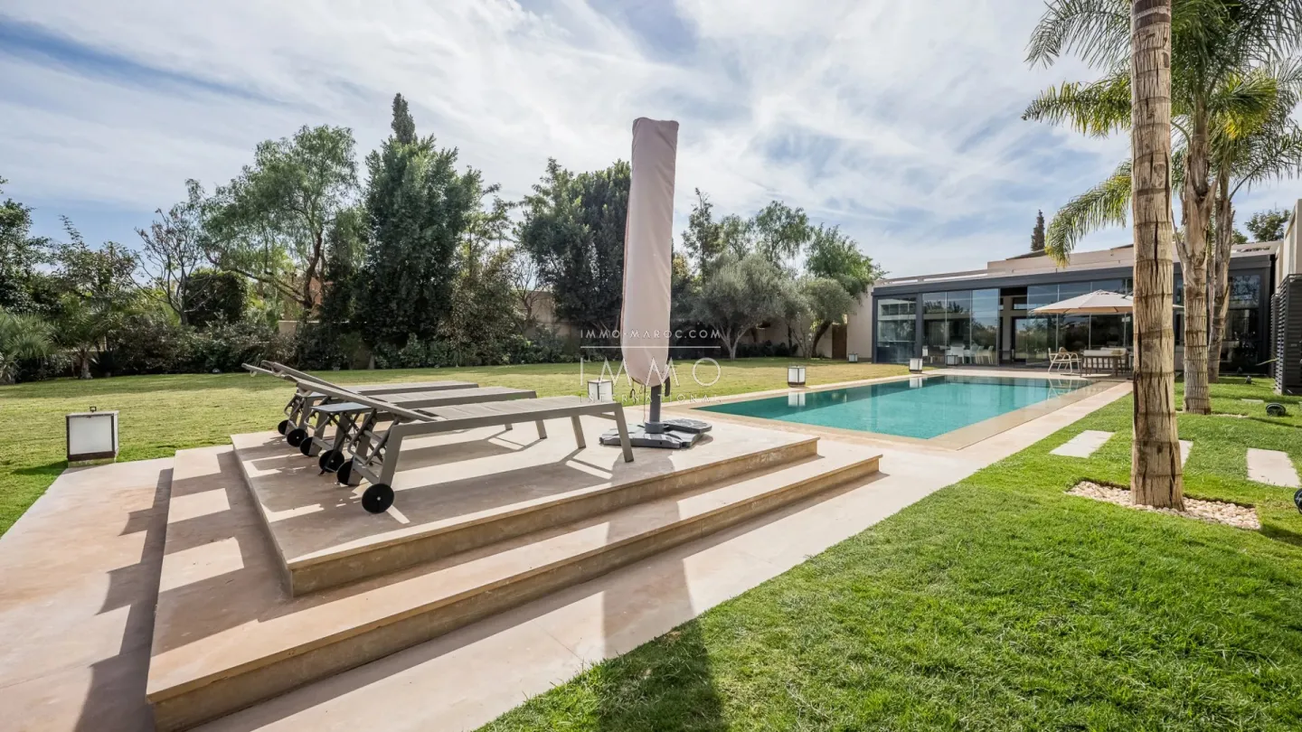 Villa de lujo de una sola planta en venta en el campo de golf el madden