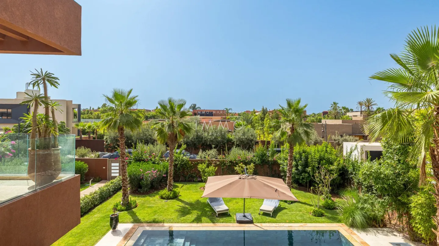 Villa de lujo en marrakech con piscina y jardín privado