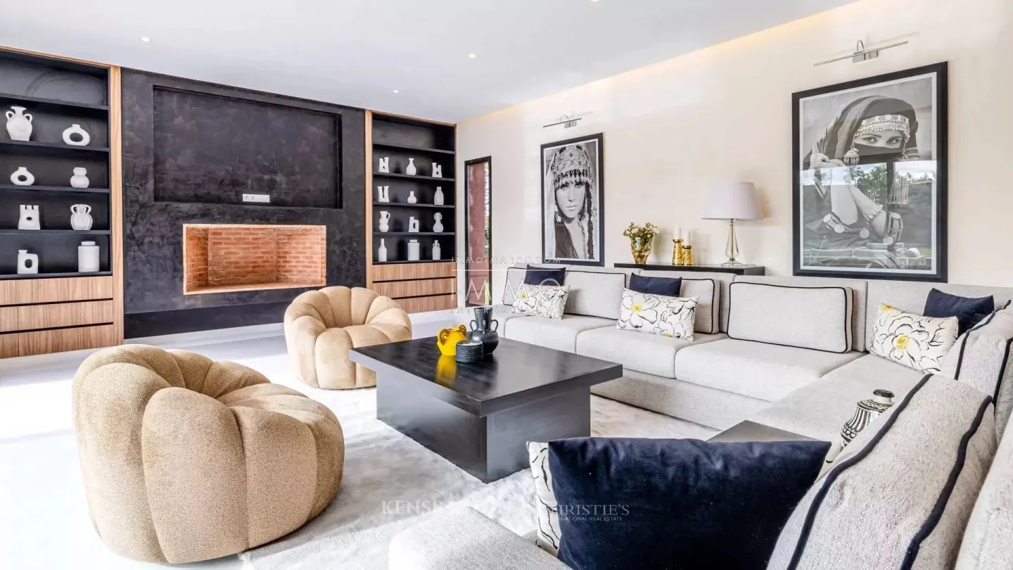 Villa de lujo en marrakech con piscina y jardín privado