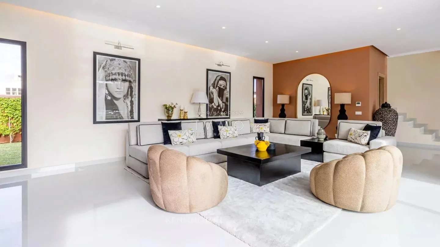 Villa de lujo en marrakech con piscina y jardín privado