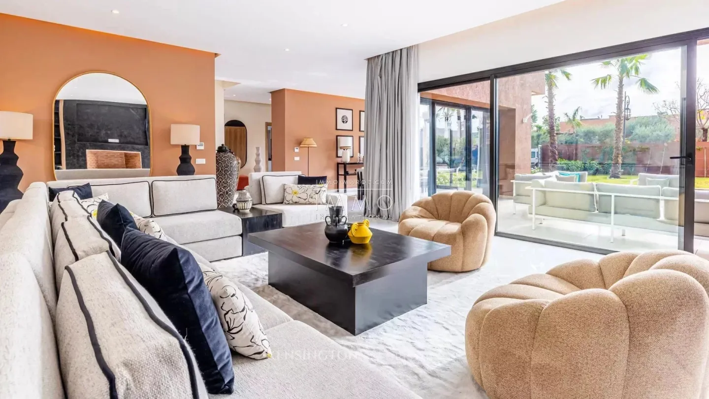 Villa de lujo en marrakech con piscina y jardín privado