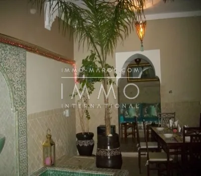 Riad en venta en Marrakech el acceso de coches dentro de los 10 minutos del lugar