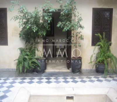 Riad en venta en Marrakech menos de 10 minutos del Riad Laarous