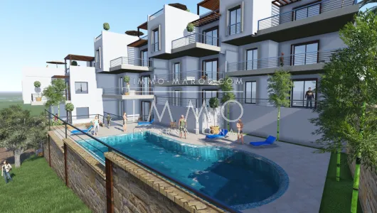 New program Agadir apartment pool edge upmarket sea