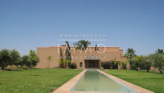 Maison à louer Marocain épuré Marrakech Extérieur Route Ourika