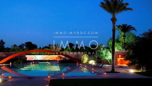 Location villa Contemporain Marrakech Palmeraie