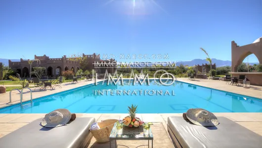 Venta de prestigio casa marroquí elegante exterior Marrakech Ruta Amizmiz