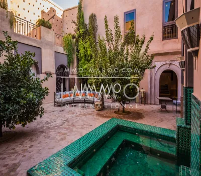 Venta de Marruecos Riad Garaje elegante de lujo Marrakech menos de 10 minutos de la plaza Kasbah