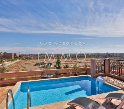 apartamento contemporáneo con piscina en el Marrakech invernada