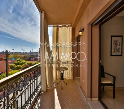 apartamento contemporáneo con piscina en el Marrakech invernada