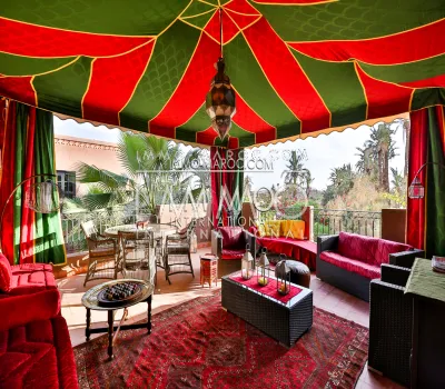Villa en alquiler elegante marroquí Marrakech Palmeraie
