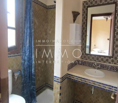 Casa en el centro de alquiler elegante ciudad marroquí de Marrakech Targa