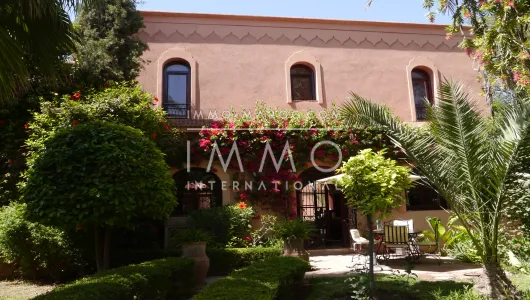 Villa en alquiler elegante marroquí Marrakech Palmeraie Ksar Chargagh