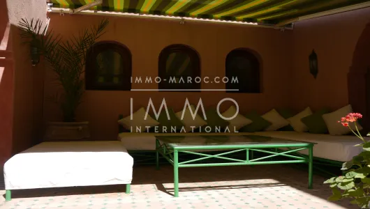 Casa en alquiler elegante marroquí Marrakech Palmeraie Ksar Chargagh