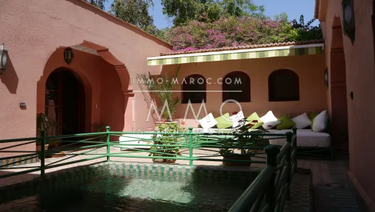 elegante Marruecos Alquiler Villa Marrakech Palmeraie Ksar Chargagh