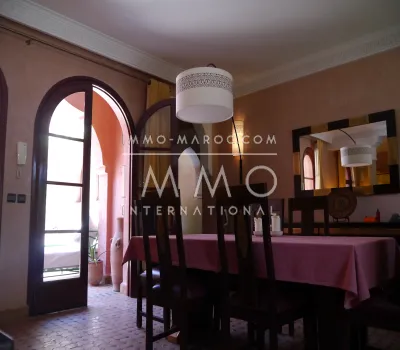 Casa en alquiler elegante marroquí Marrakech Palmeraie Ksar Chargagh