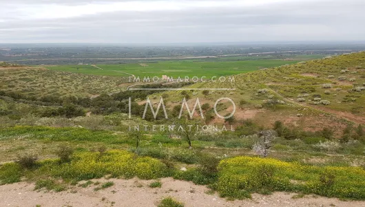 purchase plot Land villa Marrakech Exterior Route Ourika