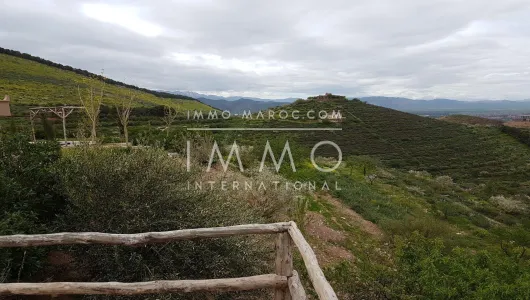 Land for sale Terrain villa Marrakech Exterior Route Ourika