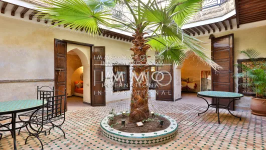 riad marroquí refinado Marrakech Lugar Jamaa El Fna Riad Zitoun