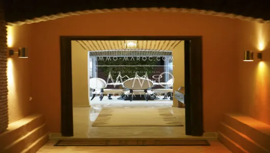 villa en venta marroquí refinado Marrakech Golfs Amelkis