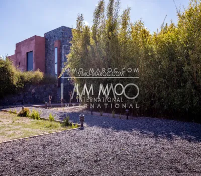 villa sale Propiedad de lujo moderna Marrakech Exterior Road Ourika