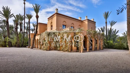 venta villa de lujo palmeraie marrakech