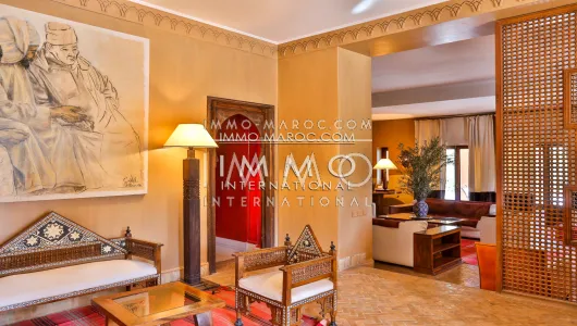 Villa de lujo estilo marroquí palmeraie Marrakech