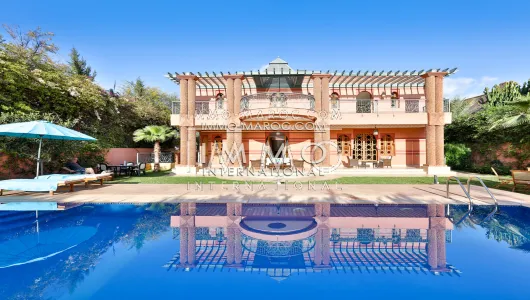 Villa marroquí de lujo en venta Marrakech Golfs Amelkis
