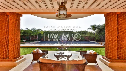 Villa en venta prestigio marroquí Marrakech Golfs Amelkis