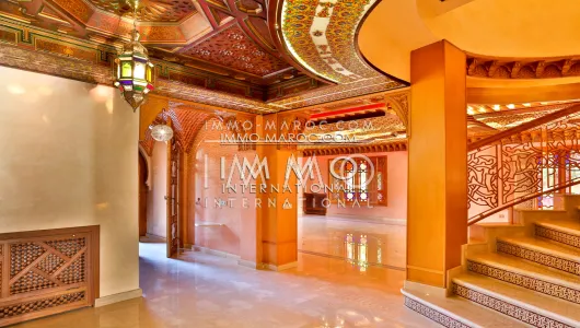 Villa marroquí de lujo en venta Marrakech Golfs Amelkis