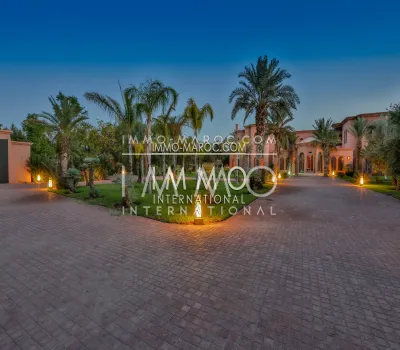 Villa marroquí de lujo en venta Marrakech Palmeraie