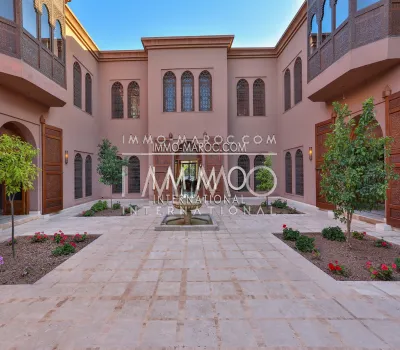 Villa marroquí de lujo en venta Marrakech Palmeraie
