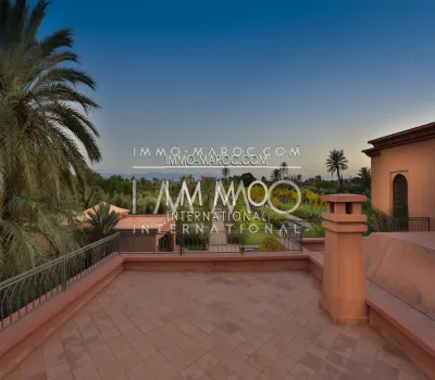Marruecos villa de lujo en venta Marrakech Palmeraie