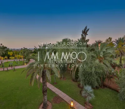 Villa en venta marroquí de lujo Marrakech Palmeraie