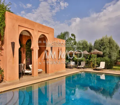 Venta de casa Marroquí refinado prestigio en venta Marrakech Exterior Road Ourika