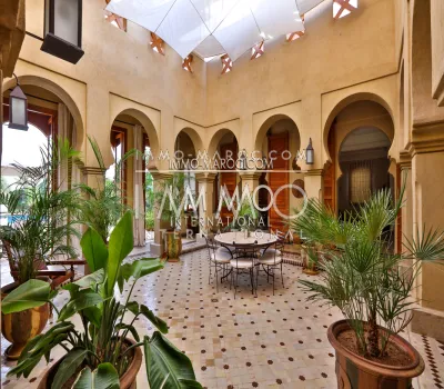 Venta casa marroquí purificada propiedad de lujo Marrakech Exterior Carretera Ourika