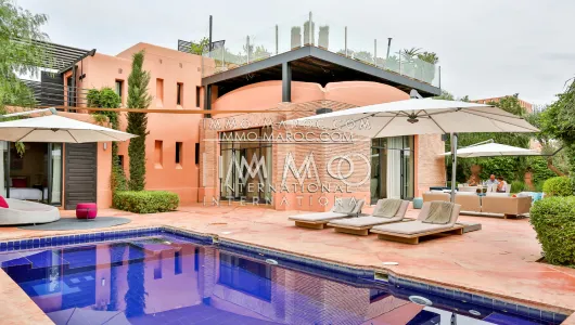 Villa en venta marroquí limpia Marrakech Golfs Amelkis