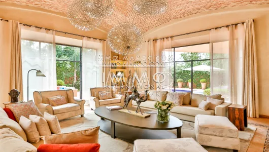 Villa en venta marroquí limpia Marrakech Golfs Amelkis