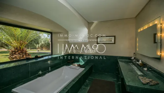 Villa en venta Marroquí de lujo limpia Marrakech Exterior Carretera Ourika