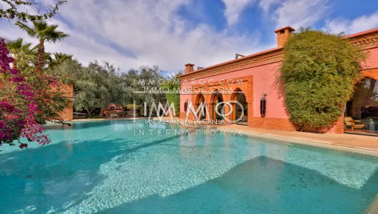 Villa en venta de lujo marroquí Marrakech Golfs Amelkis