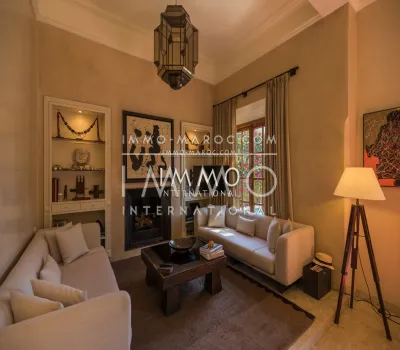 villa en venta marroquí refinado Marrakech Golfs Amelkis