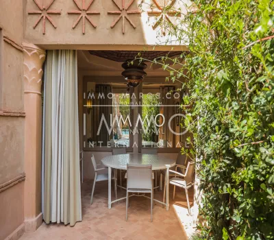 villa en venta marroquí refinado Marrakech Golfs Amelkis