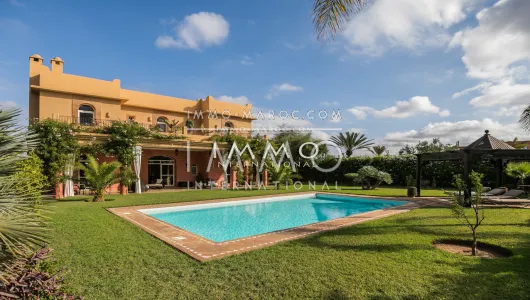 Villa en venta Marruecos agencia inmobiliaria de lujo Marrakech Marrakech Golfs Amelkis