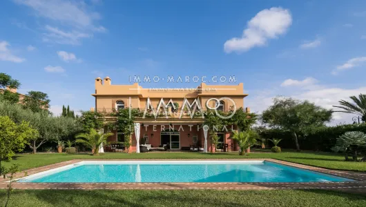 Villa en venta Marruecos agencia inmobiliaria de lujo Marrakech Marrakech Golfs Amelkis