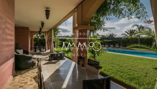 Villa en venta Marruecos propiedad de lujo marrakech en venta Marrakech Golfs Amelkis